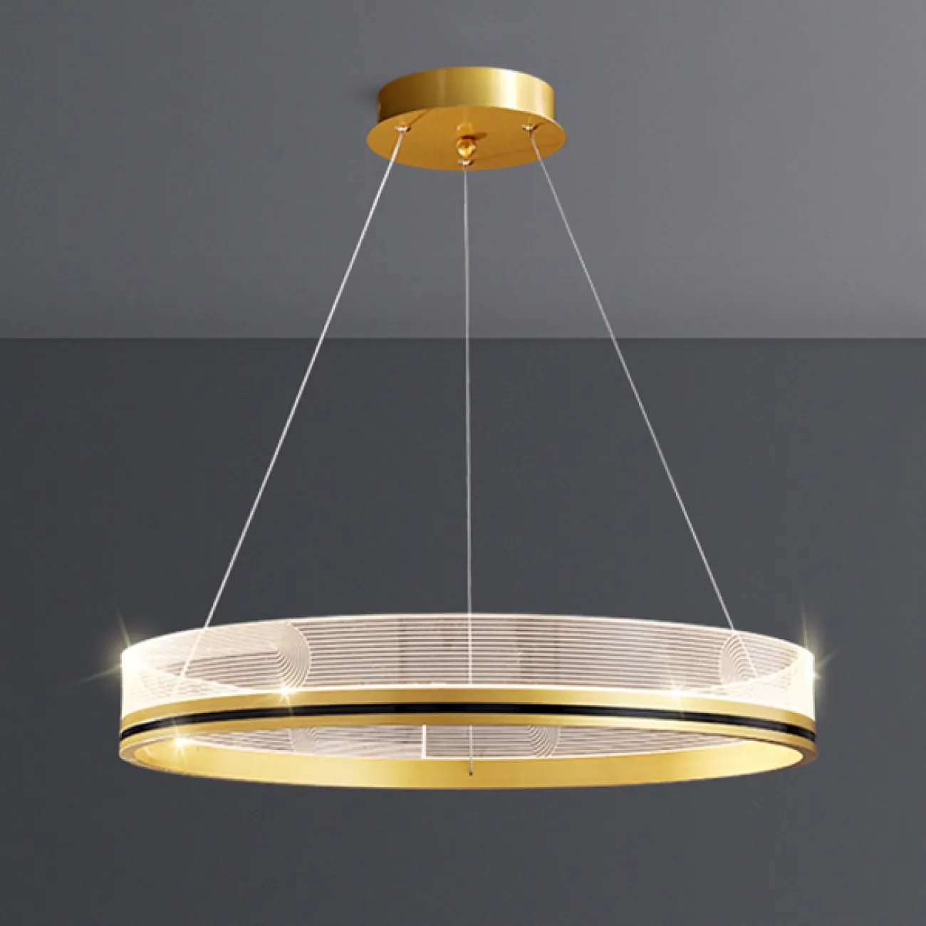 Подвесная люстра DILEMMA D40+60+80 Black от ImperiumLoft