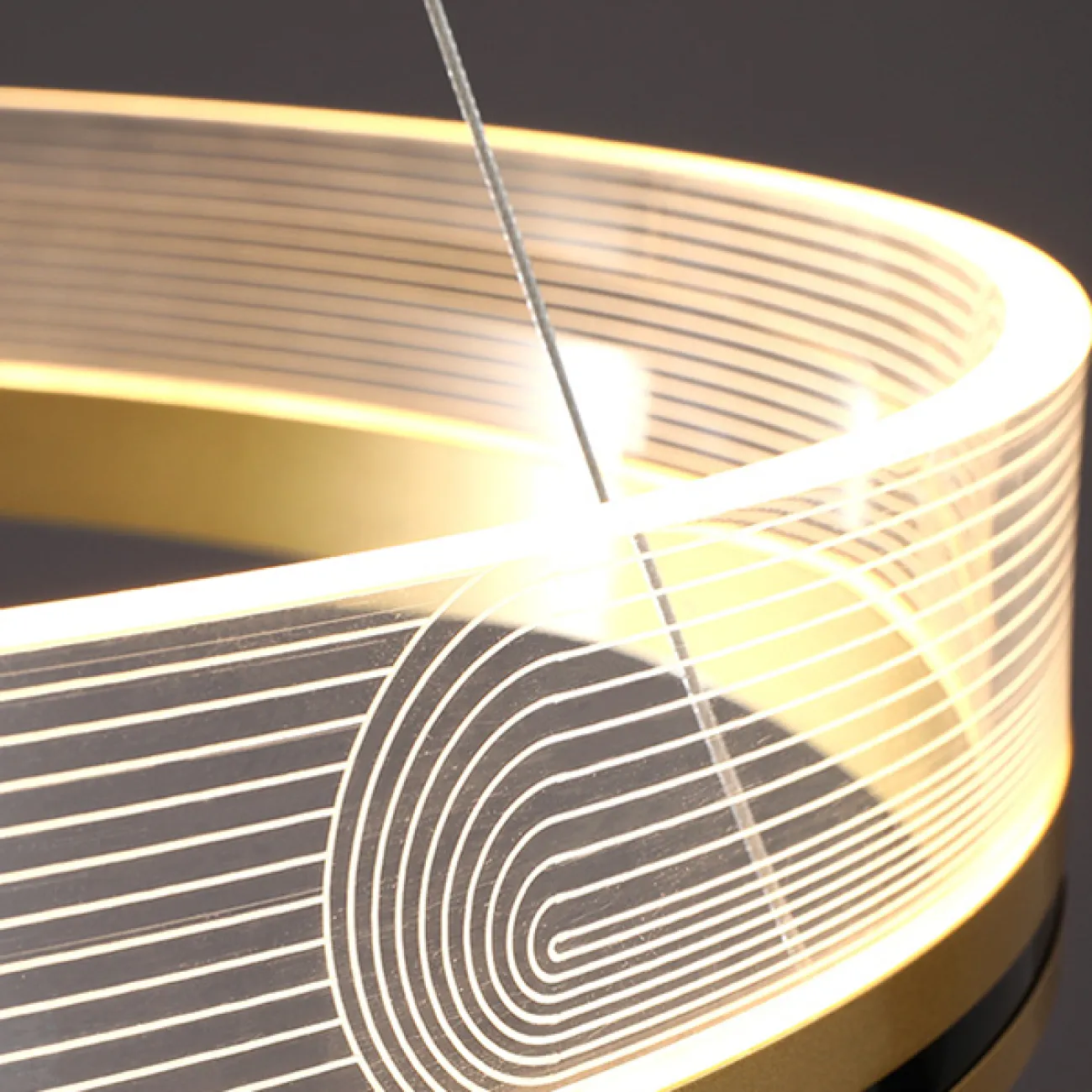 Подвесная люстра DILEMMA D100 Brass от ImperiumLoft