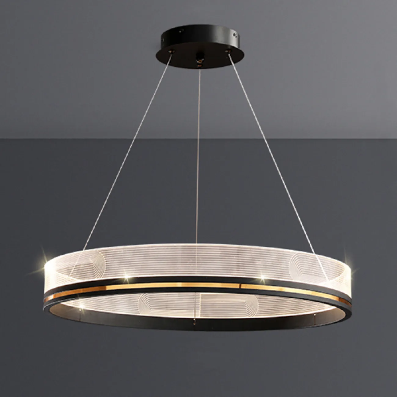 Подвесная люстра DILEMMA D40 Brass от ImperiumLoft