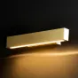 Серия настенных светильников с LED-подсветкой по низу поворотного плафона прямоугольной формы JERICA L23