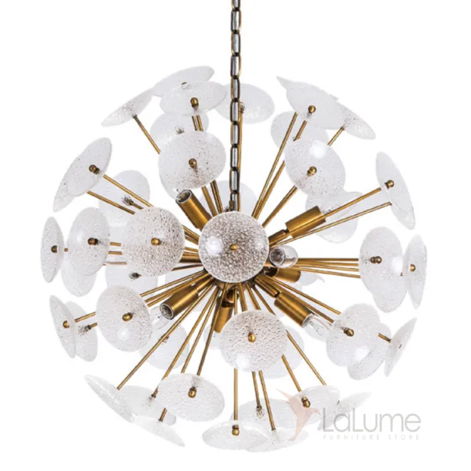 Люстра Sputnik Textured Glass White Chandelier Люстра Sputnik Textured Glass White Chandelier