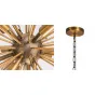 Люстра Sputnik Textured Glass White Chandelier