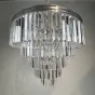 Люстра RH 1920s Odeon Clear Glass Fringe Chandelier D80 chrome от ImperiumLoft