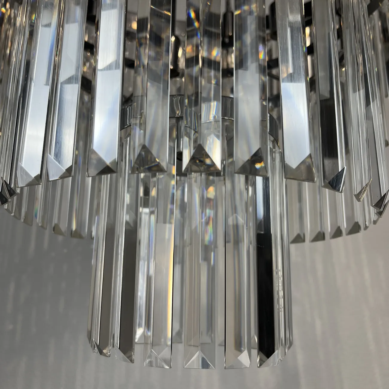 Люстра RH 1920s Odeon Clear Glass Fringe Chandelier D80 chrome от ImperiumLoft Люстра RH 1920s Odeon Clear Glass Fringe Chandelier D80 chrome от ImperiumLoft