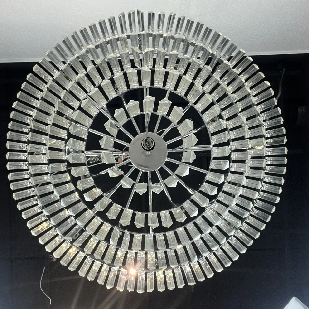 Люстра RH 1920s Odeon Clear Glass Fringe Chandelier D80 от ImperiumLoft
