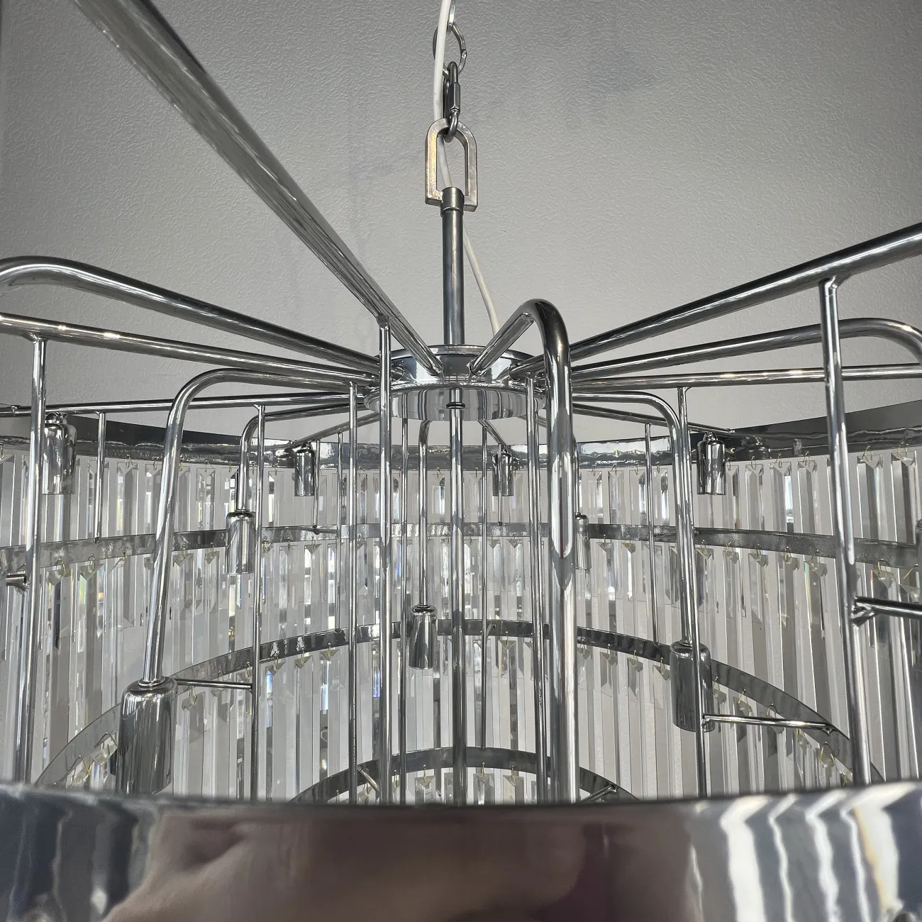 Люстра RH 1920s Odeon Clear Glass Fringe Chandelier D80 от ImperiumLoft