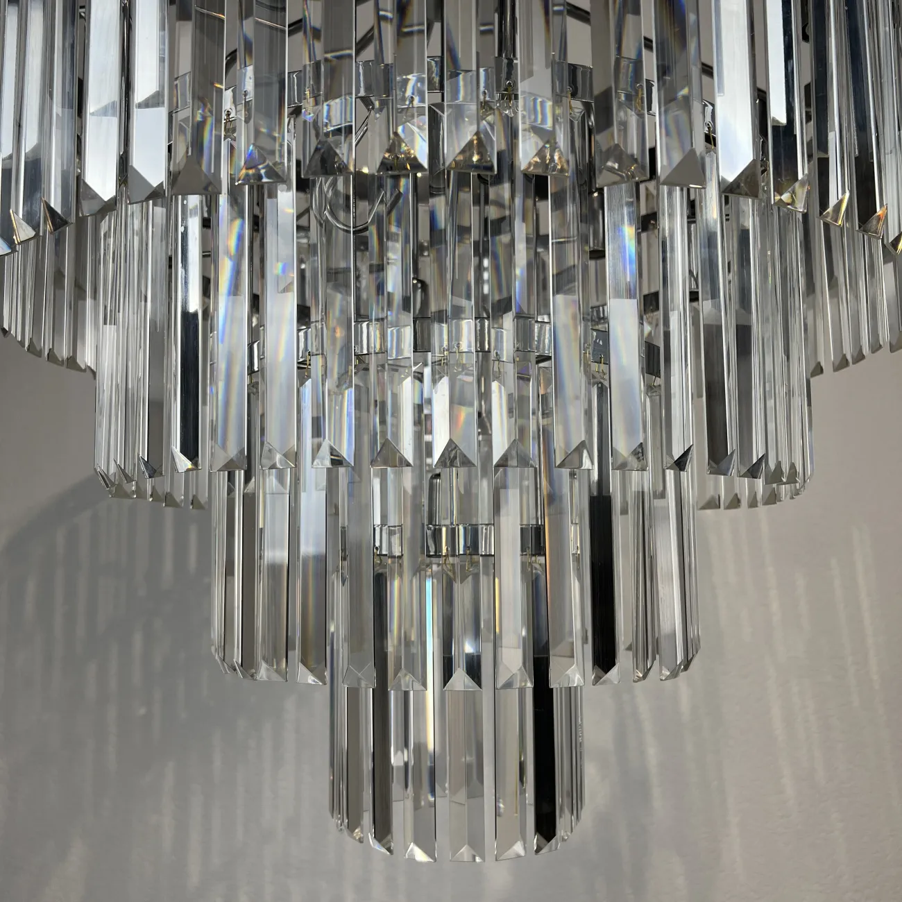Люстра RH 1920s Odeon Clear Glass Fringe Chandelier D80 chrome от ImperiumLoft Люстра RH 1920s Odeon Clear Glass Fringe Chandelier D80 chrome от ImperiumLoft