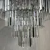 Люстра RH 1920s Odeon Clear Glass Fringe Chandelier D80 chrome