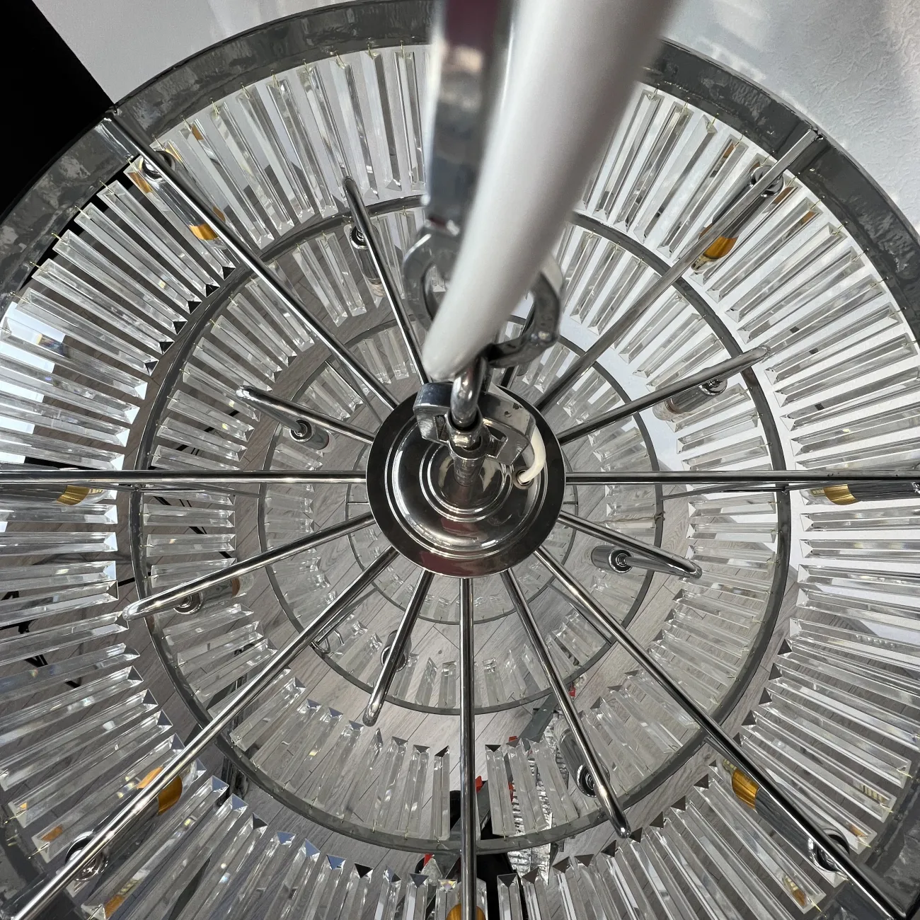 Люстра RH 1920s Odeon Clear Glass Fringe Chandelier D80 chrome от ImperiumLoft Люстра RH 1920s Odeon Clear Glass Fringe Chandelier D80 chrome от ImperiumLoft