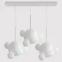 Люстра GIOPATO & COOMBES BOLLE BLS LAMP white glass rectangle от ImperiumLoft