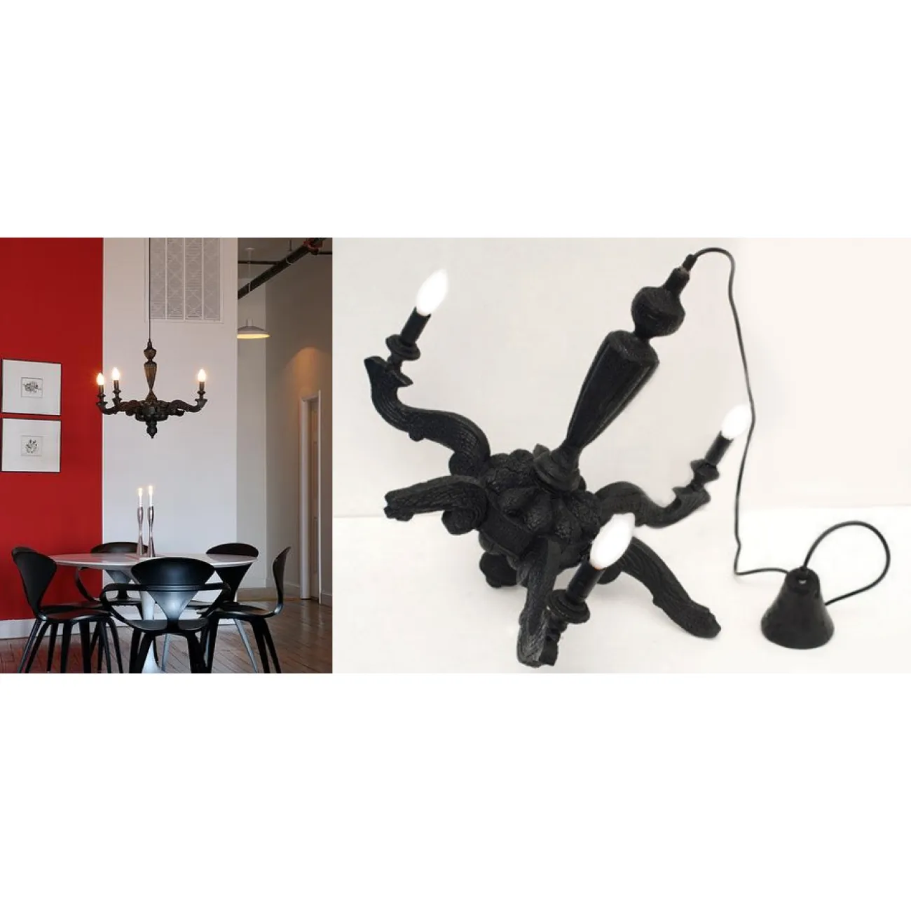 Люстра Moooi Smoke chandelier designed by Maarten Baas от LaLume