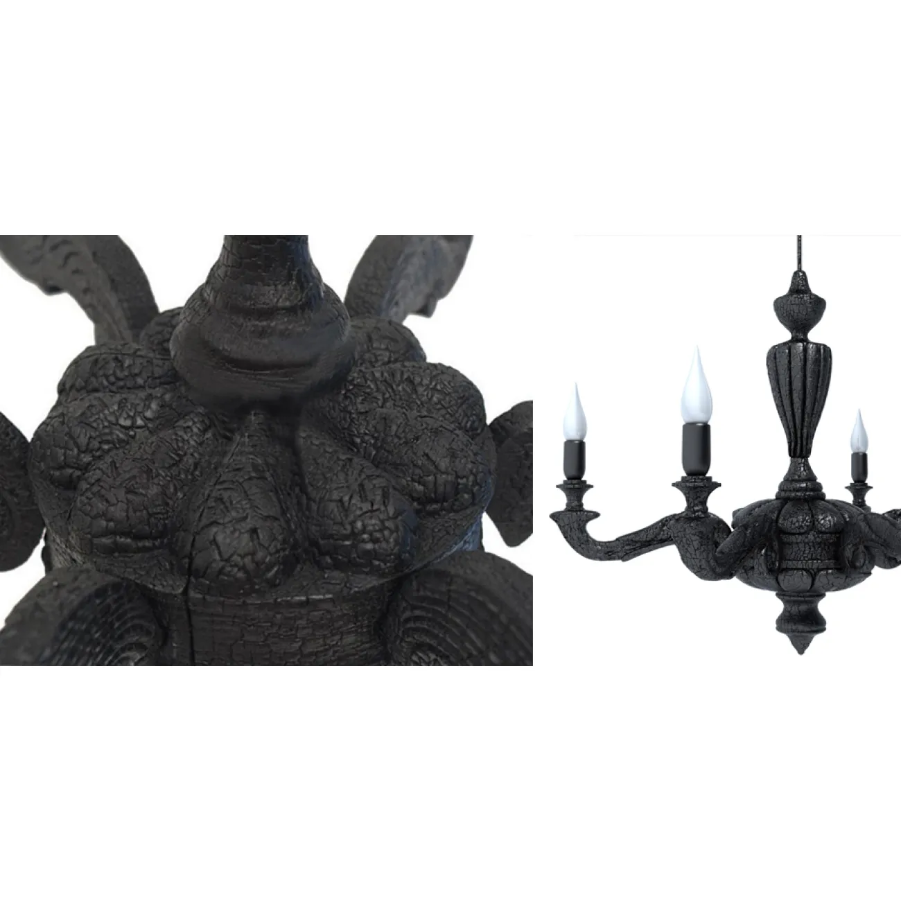 Люстра Moooi Smoke chandelier designed by Maarten Baas от LaLume