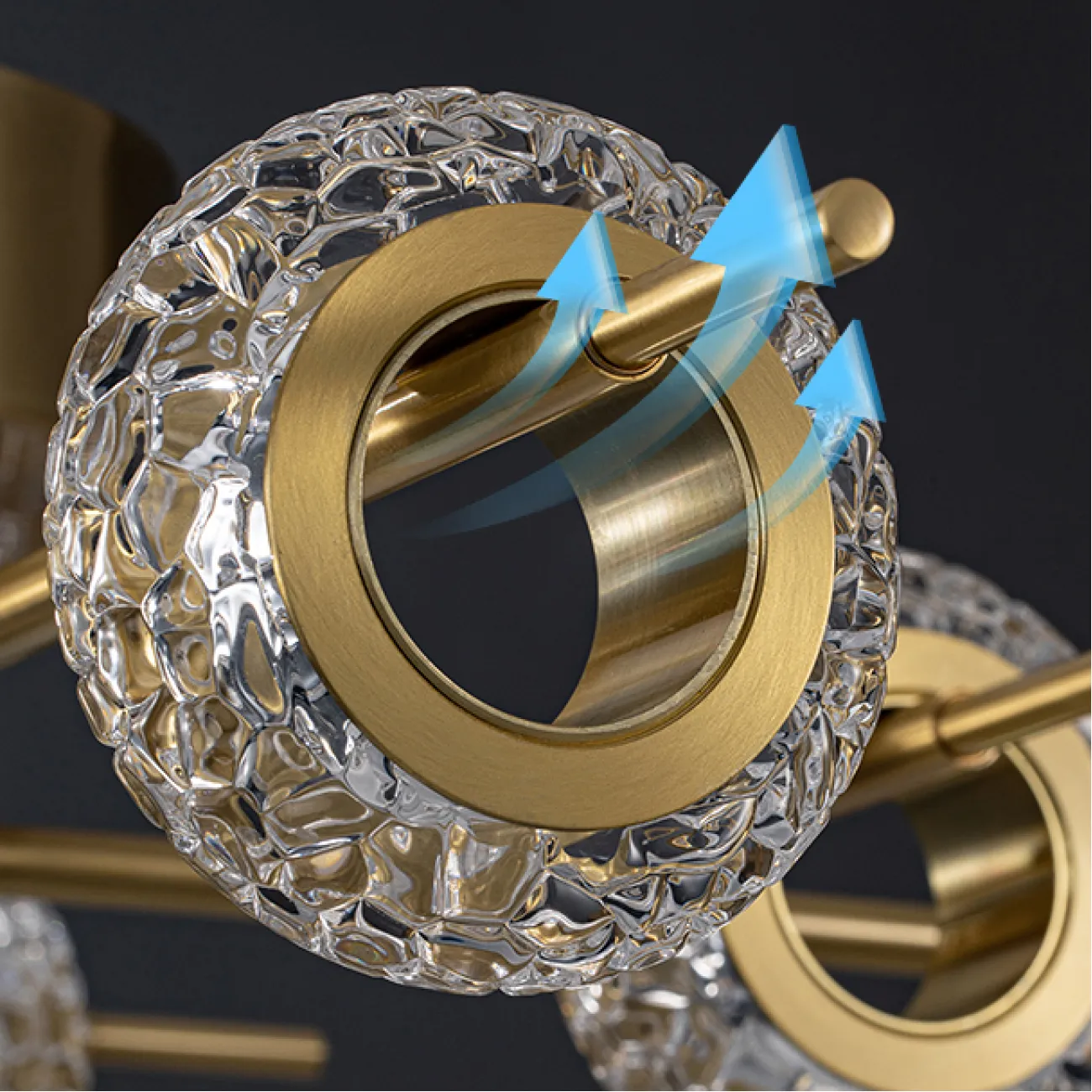 Потолочная люстра MONACO CH L6 от ImperiumLoft