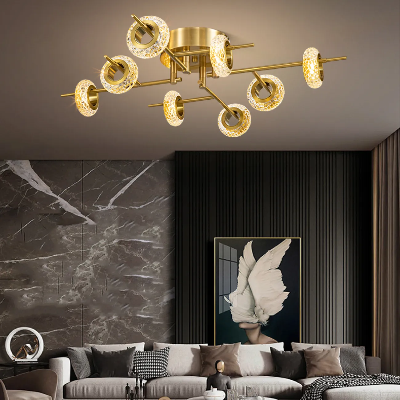 Потолочная люстра MONACO CH L4 от ImperiumLoft