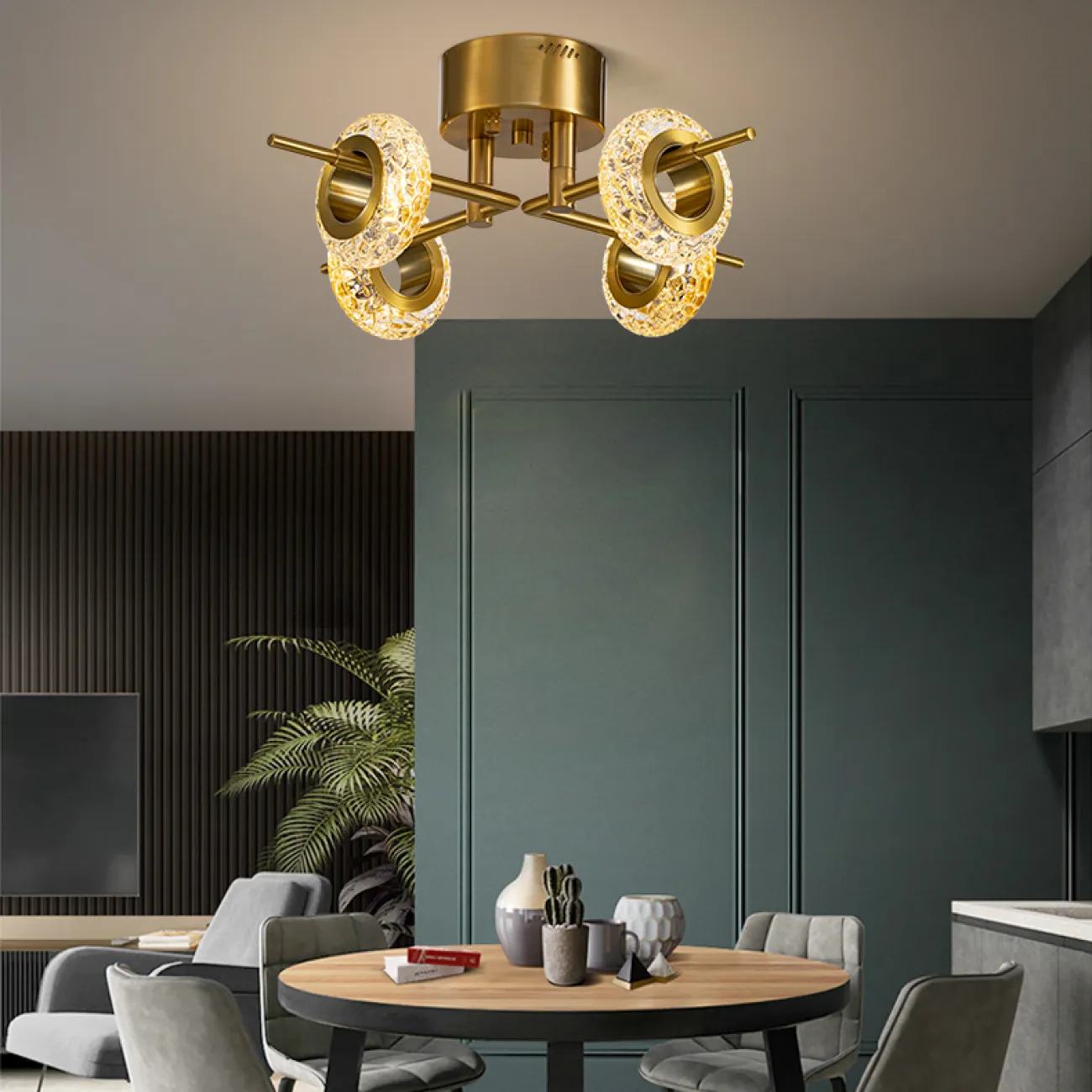Потолочная люстра MONACO CH L4 от ImperiumLoft