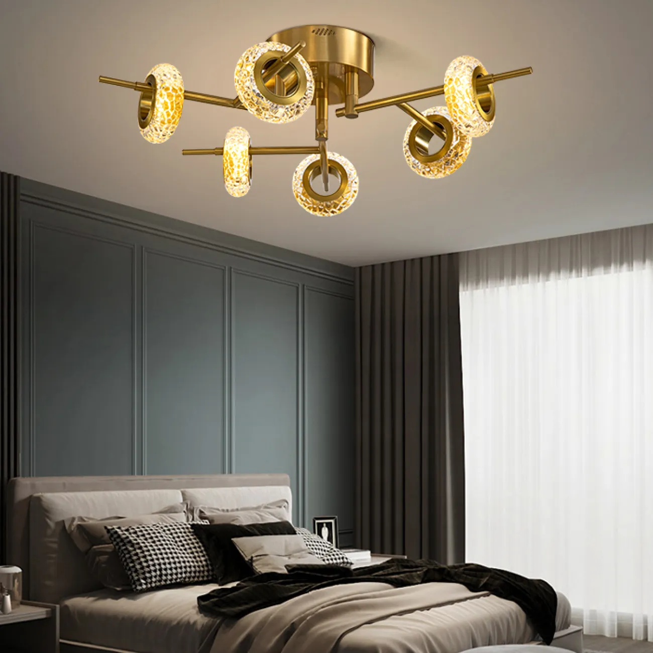 Потолочная люстра MONACO CH L6 от ImperiumLoft