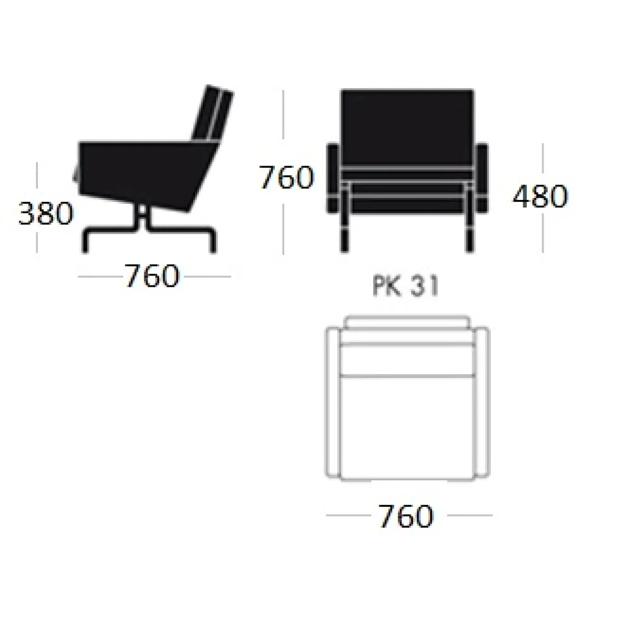Кресло PK31 1 seat designed by Poul Kjaerholm in 1958 от LaLume Кресло PK31 1 seat designed by Poul Kjaerholm in 1958 от LaLume