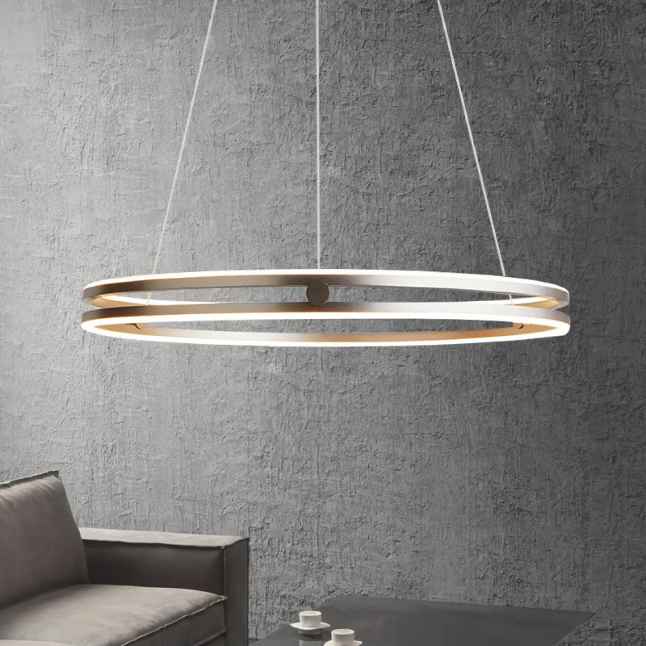 Подвесная люстра MADLEN D60 Brown от ImperiumLoft