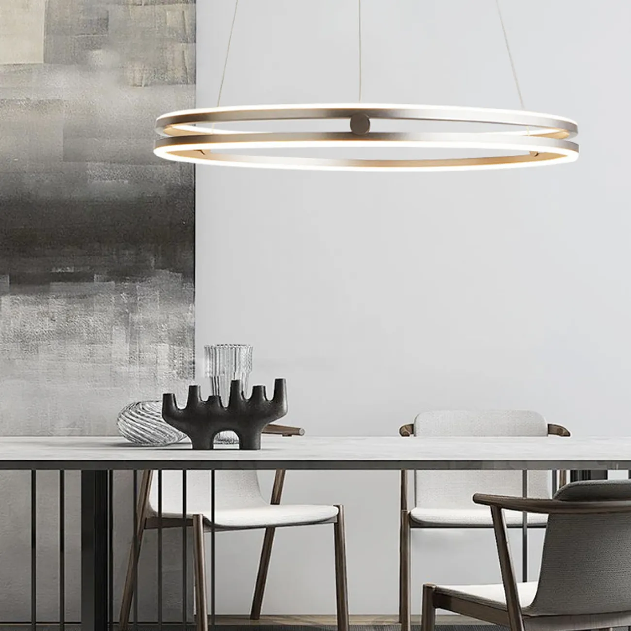 Подвесная люстра MADLEN D60 Brown от ImperiumLoft