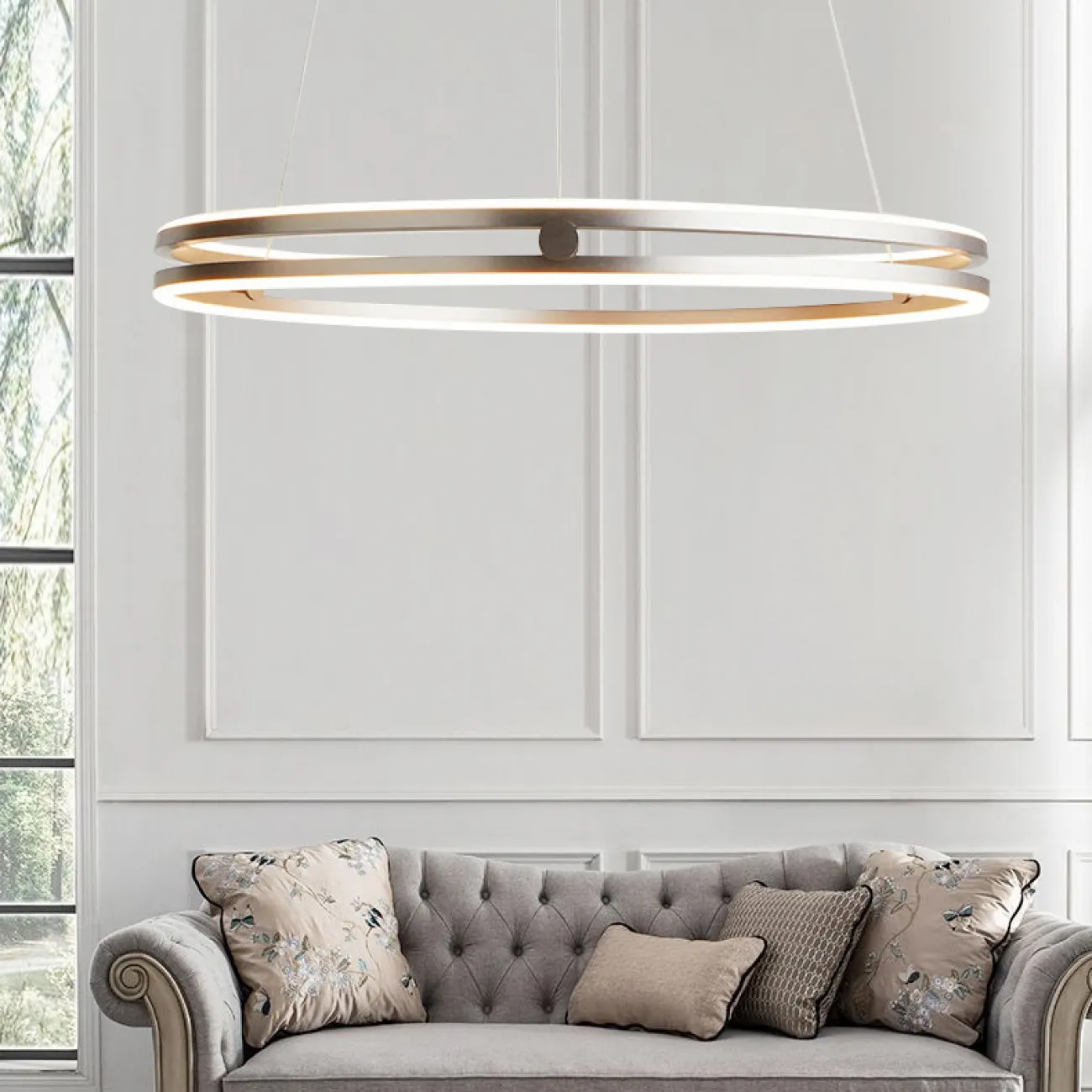 Подвесная люстра MADLEN D60 Brown от ImperiumLoft
