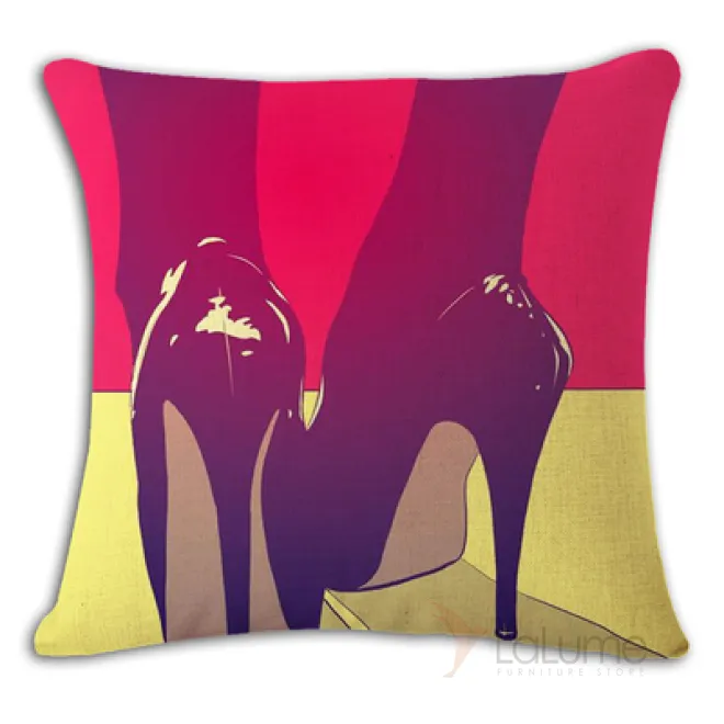 Декоративная подушка Lips and Face #8 от LaLume