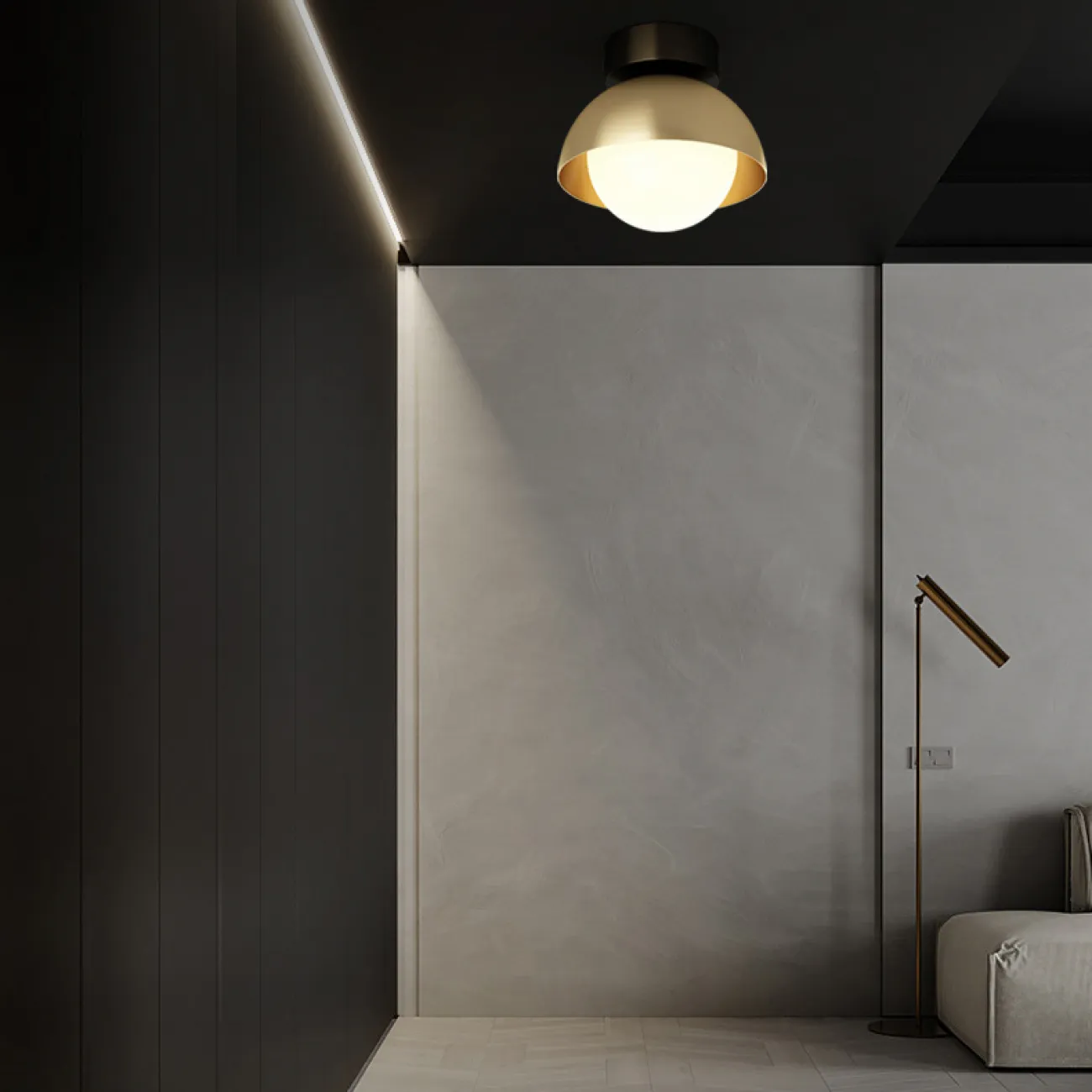 Потолочный светильник COFFEE Black от ImperiumLoft