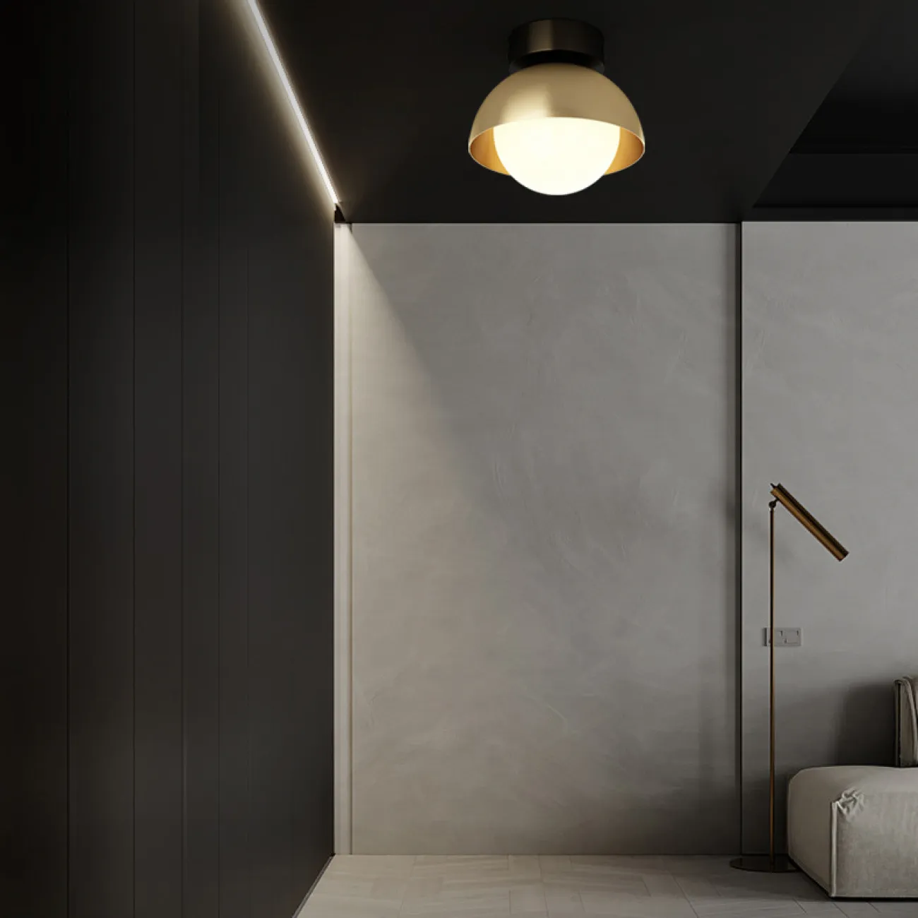 Потолочный светильник COFFEE Brass от ImperiumLoft Потолочный светильник COFFEE Brass от ImperiumLoft