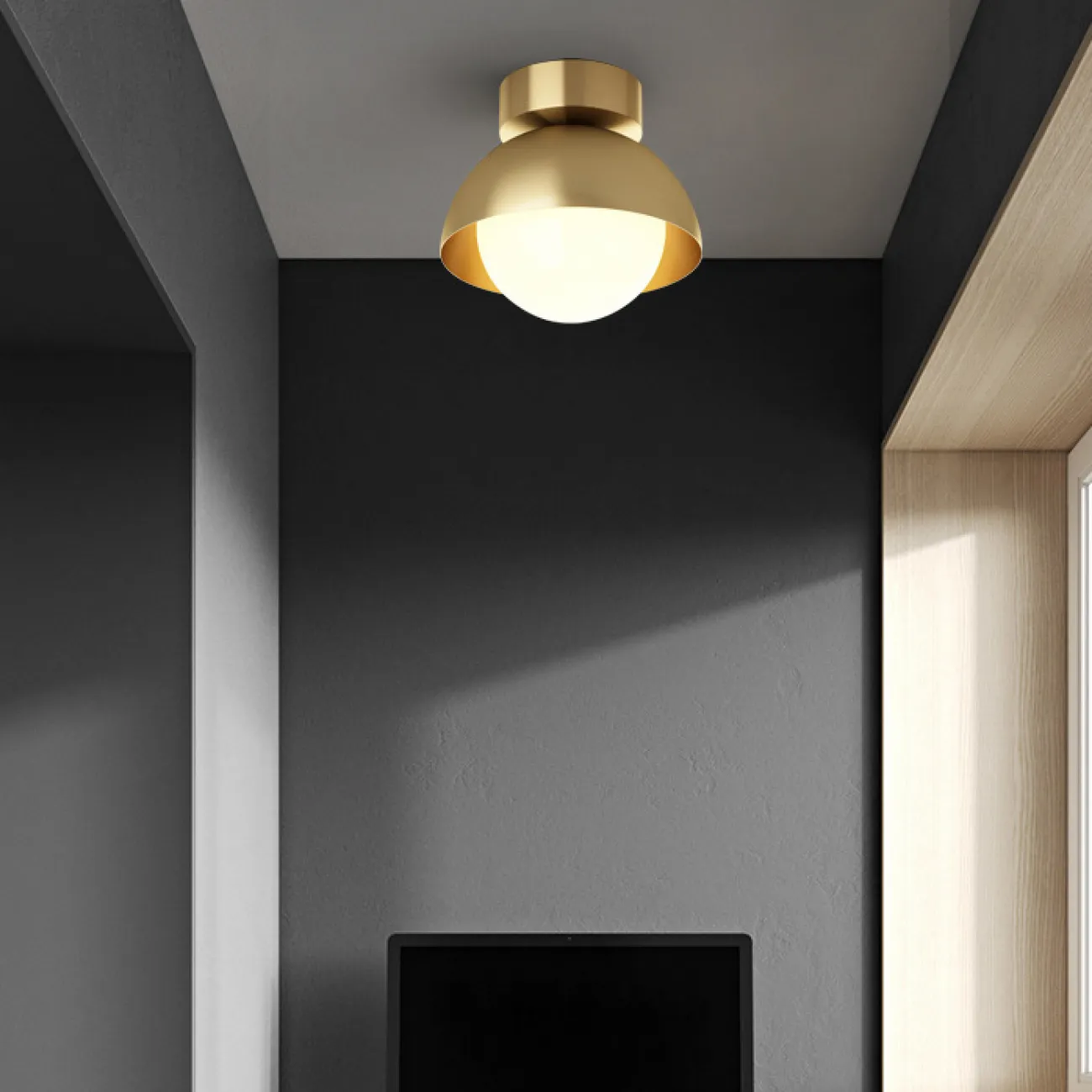 Потолочный светильник COFFEE Black от ImperiumLoft