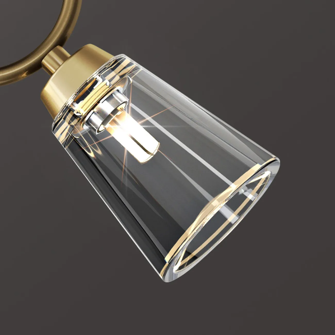 Потолочный светильник ADRIELL CH Brass от ImperiumLoft