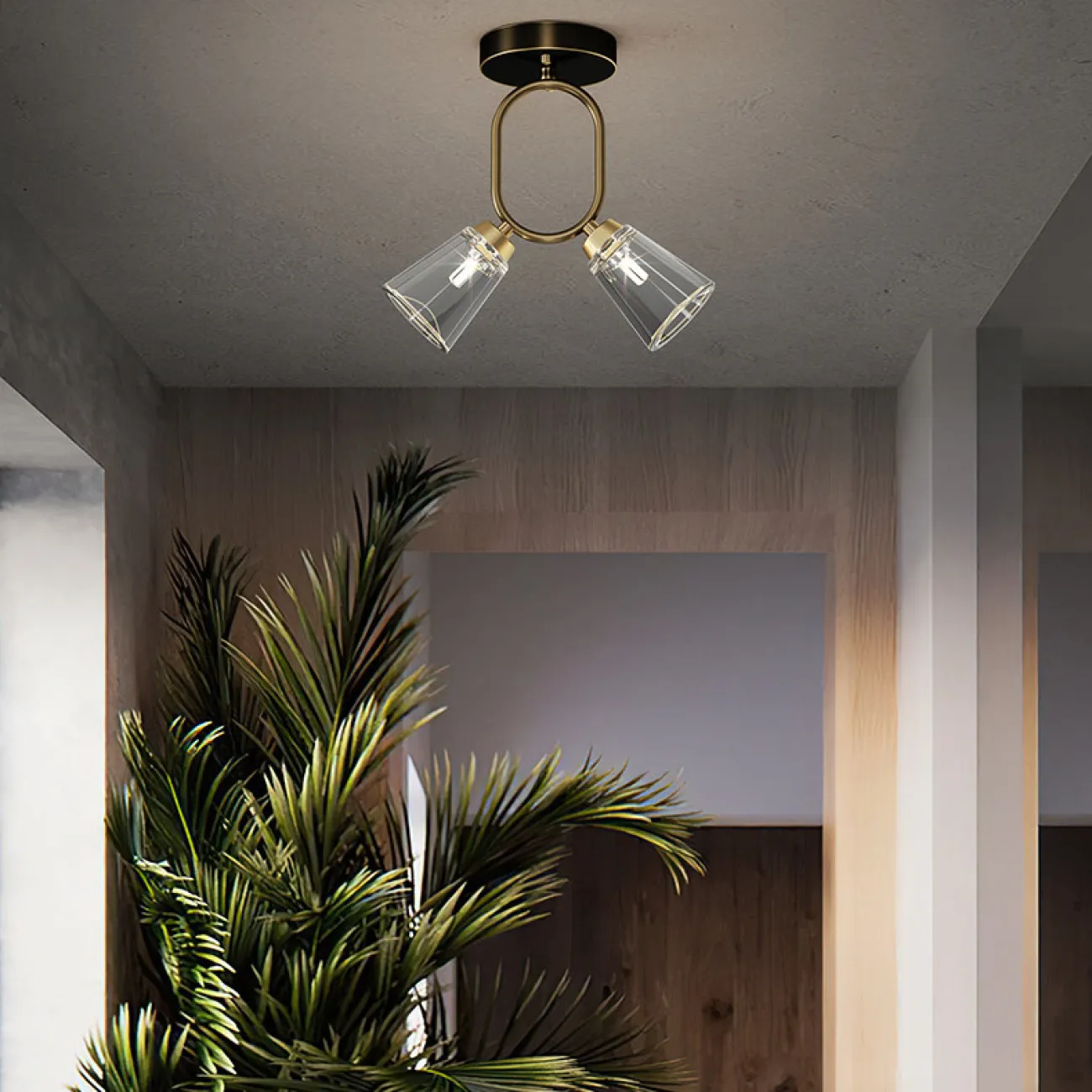 Потолочный светильник ADRIELL CH Brass от ImperiumLoft