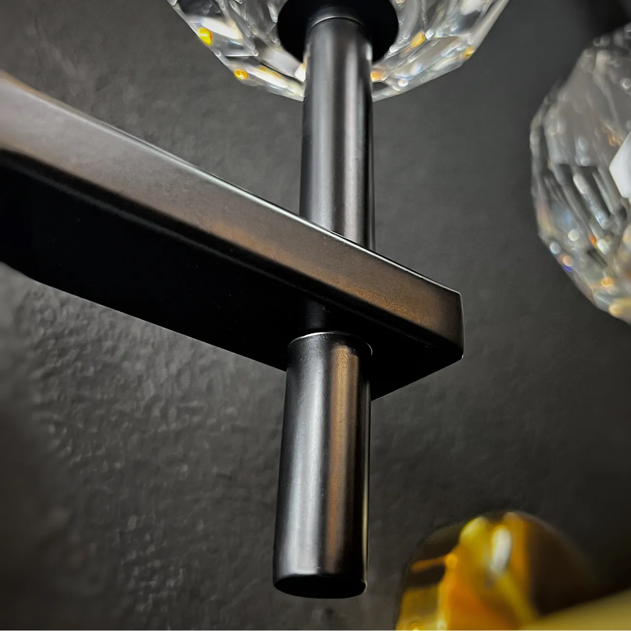 Бра Бра RH Boule de Cristal Double Sconce Brass Черный от ImperiumLoft