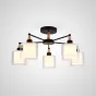 Люстра на штанге RICE D60 Black от ImperiumLoft