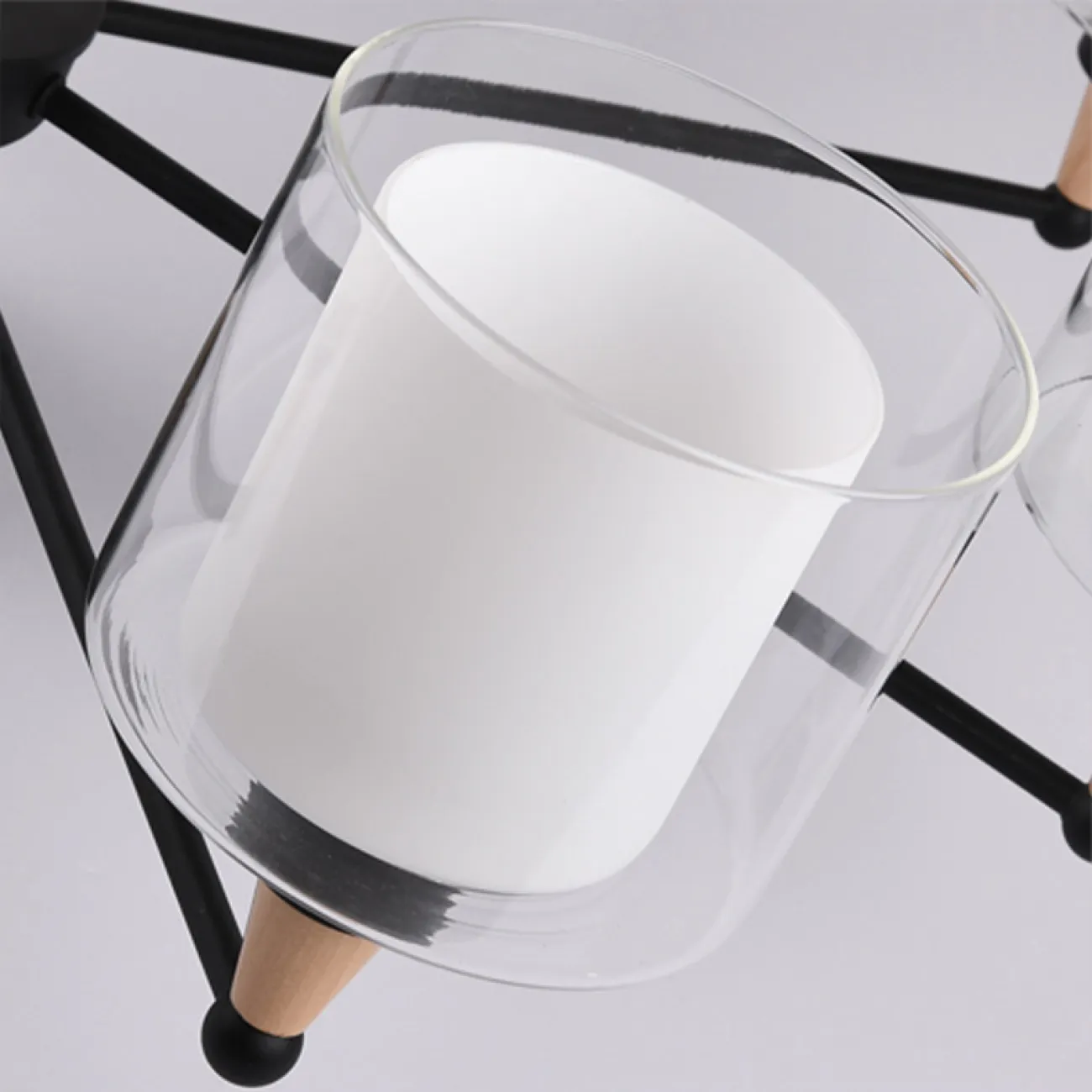 Люстра на штанге RICE D60 White от ImperiumLoft