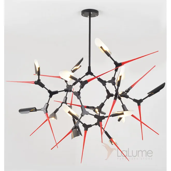 Люстра Red Spikes Chandelier 16 от LaLume