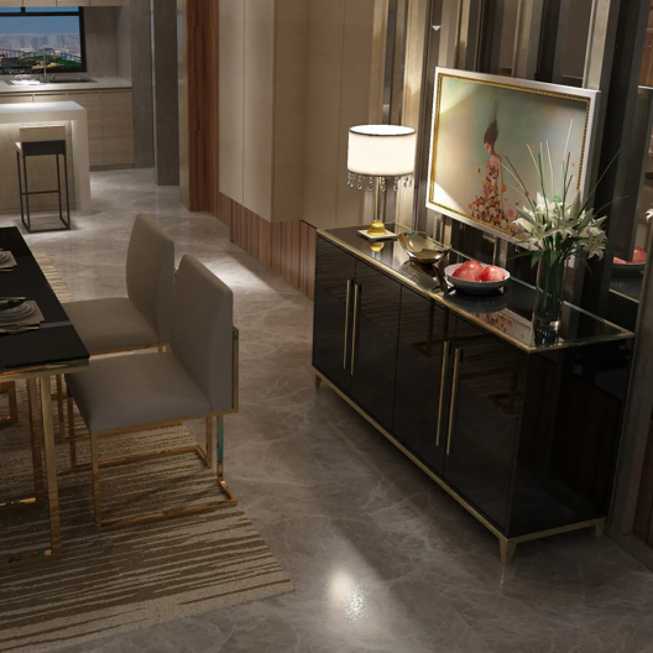 Дизайнерская тумба LaLume – KS00110