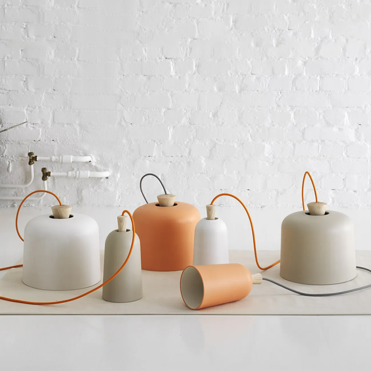 Подвесной светильник Fuse lamps D30 White от ImperiumLoft