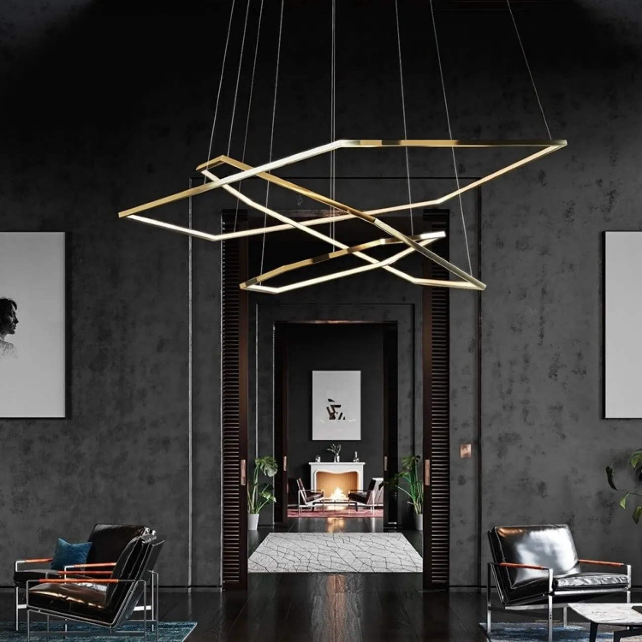 Люстра светодиодная IMPRESS D80 от ImperiumLoft