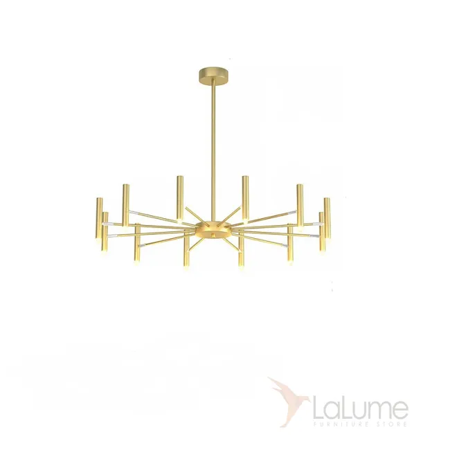 Люстра POP P40 Chandelier 12 lamps D100 Mod.A Gold от ImperiumLoft
