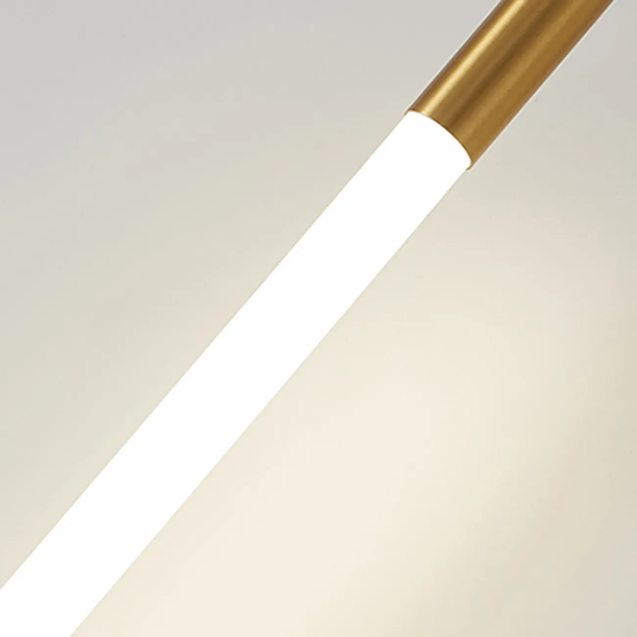 Серия настенных светодиодных светильников с вытянутым цилиндрическим корпусом на круглом креплении ELDAR H92 Brass