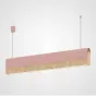 РЕЕЧНЫЙ ПОДВЕСНОЙ СВЕТИЛЬНИК BOOK 3 L120 Pink от ImperiumLoft