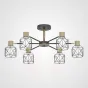 Потолочная люстра CORF B3 Black 6 lamps от ImperiumLoft