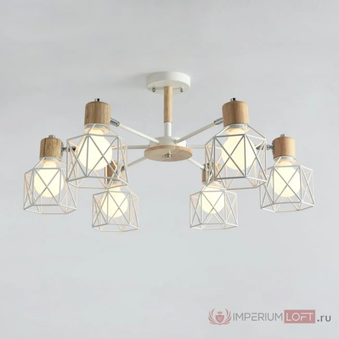 Потолочная люстра CORF B3 White 3 lamps от ImperiumLoft