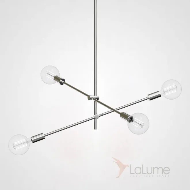 Люстра LF Studio Cliff Pendant 4 Chrome от ImperiumLoft