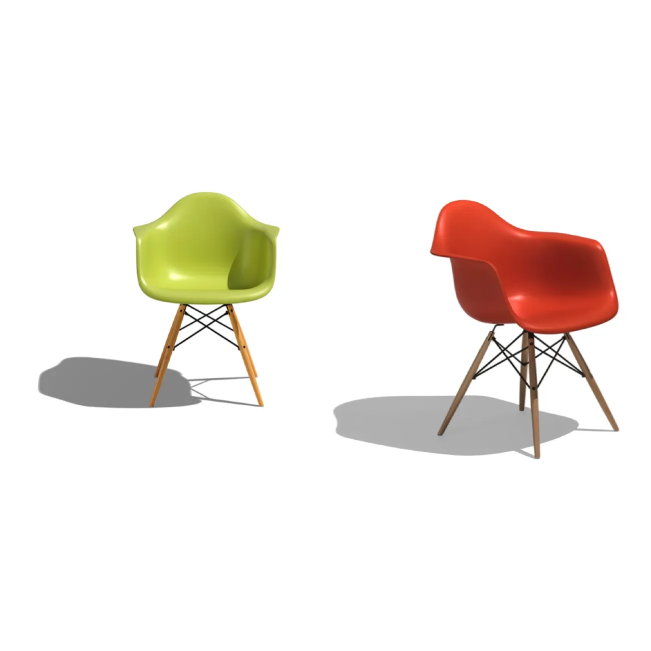 Стул Eames DAW designed by Charles and Ray Eames		 in 1948 от LaLume