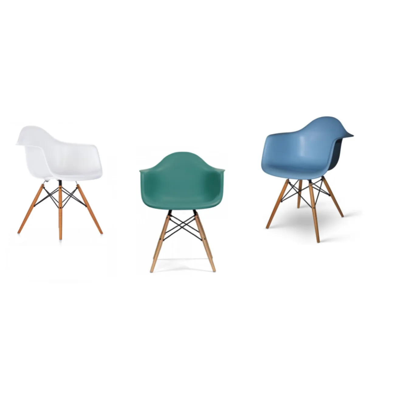 Стул Eames DAW designed by Charles and Ray Eames		 in 1948 от LaLume