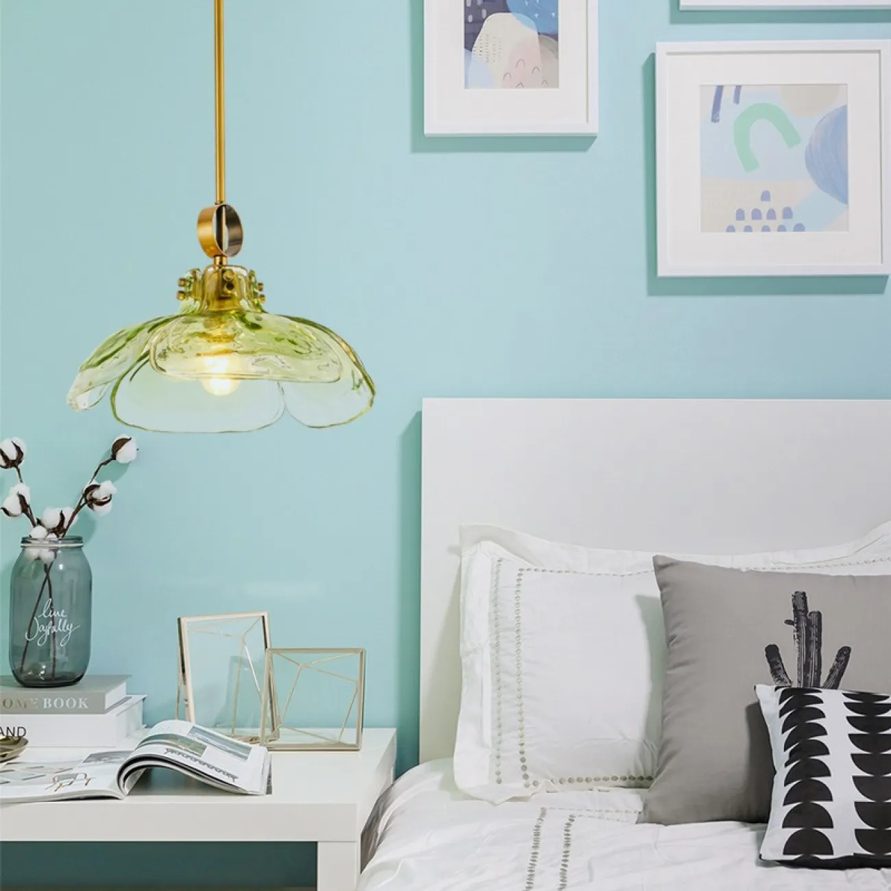 Подвесной светильник FLEUR C Зеленый от ImperiumLoft