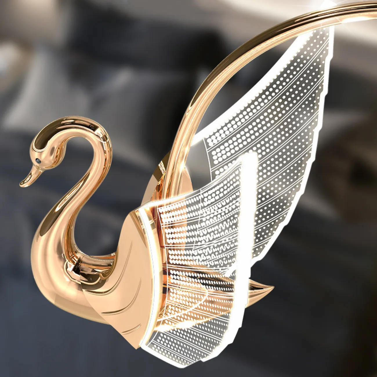 Подвесная люстра BIRDIE LUX 1R Brass от ImperiumLoft