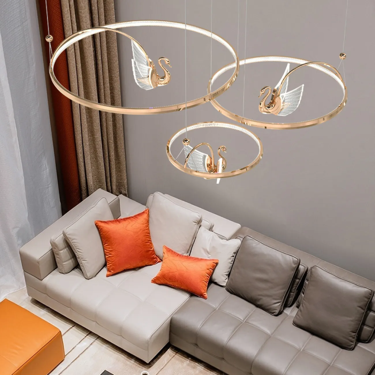 Подвесная люстра BIRDIE LUX 1R Rose Gold от ImperiumLoft