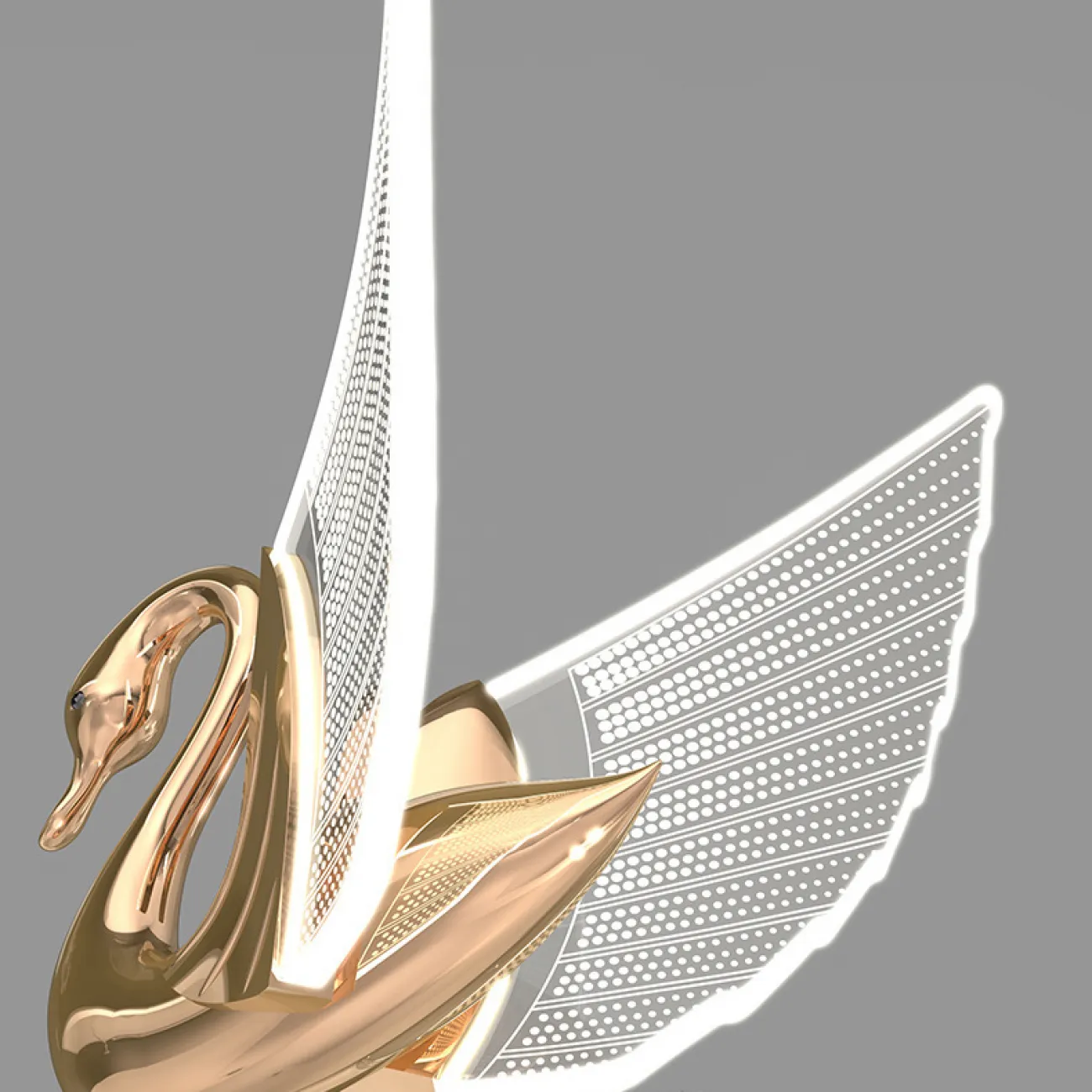 Подвесная люстра BIRDIE LUX 1R Brass от ImperiumLoft