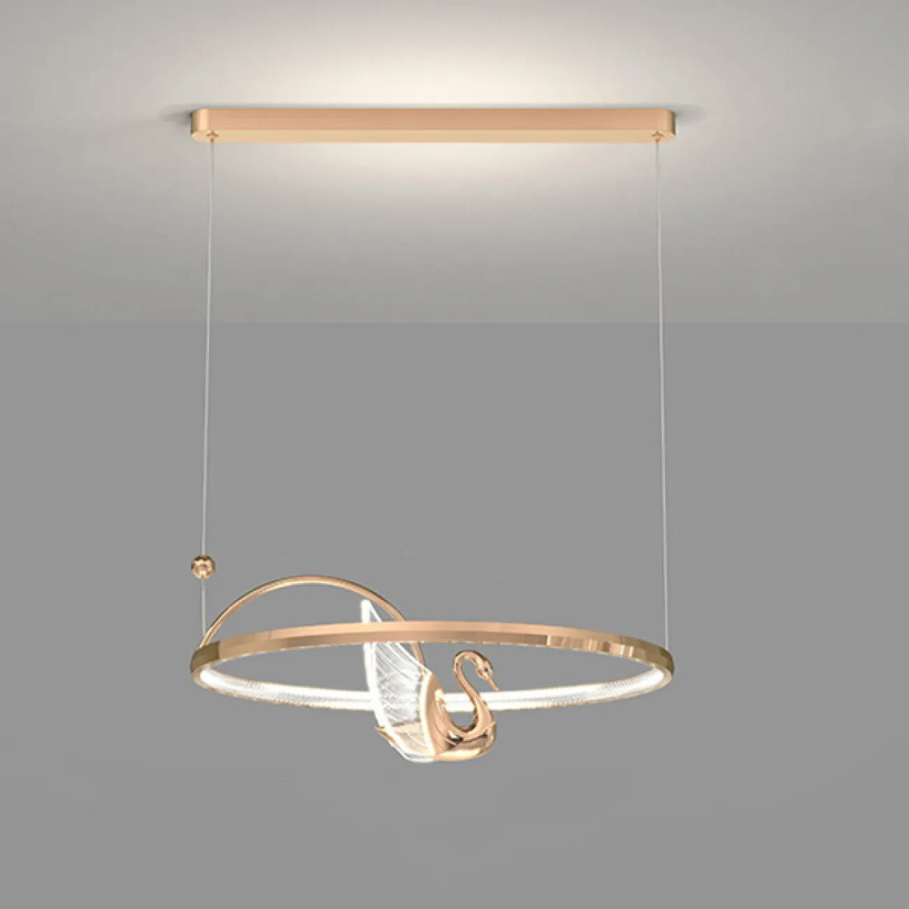 Подвесная люстра BIRDIE LUX 1R Brass от ImperiumLoft